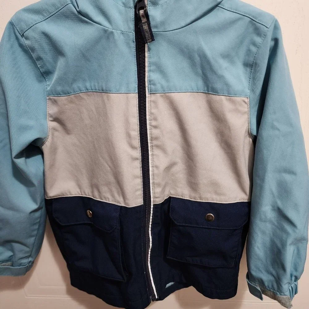Swiss‎ Tech Toddler Kids Heavyweight Hooded Jacket Multi Blue/WhiteSize 5T